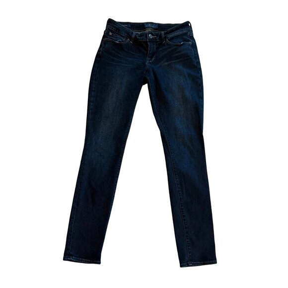 Lucky Brand Denim - Womens Lucky Brand Lolita Slim Dark Wash Skinny Jeans Size 28